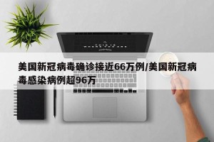 美国新冠病毒确诊接近66万例/美国新冠病毒感染病例超96万